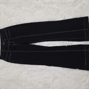 Kollyy Black Wide Leg Women's Jeans. Size M